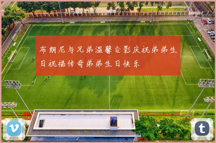 布朗尼与兄弟温馨合影庆祝弟弟生日祝福传奇弟弟生日快乐